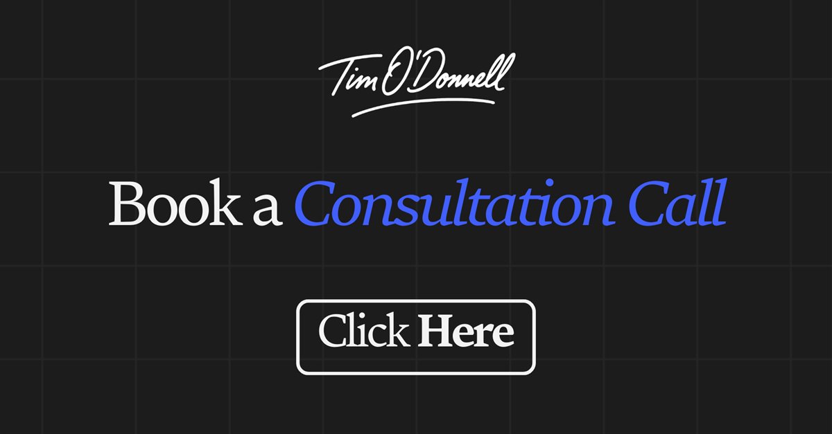 Consultation banner for Tim O'Donnell