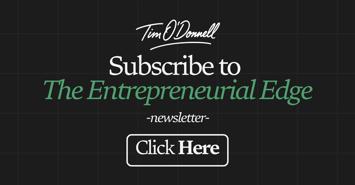 Newsletter banner for Tim O'Donnell